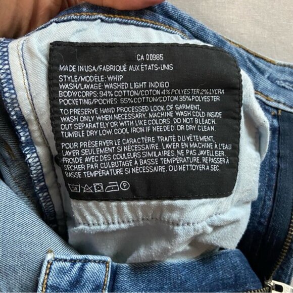 Denim x Alexander Wang Whip High Wasted Skinny Jeans - Size 28 - Picture 9 of 12